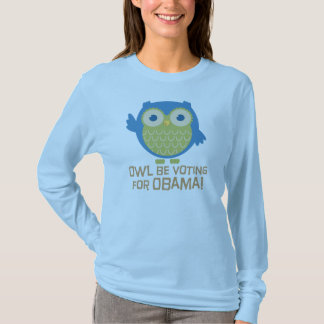 Owl stem voor Obama T-shirt