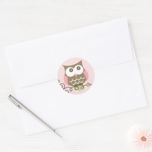 Owl Sticker (Envelop)