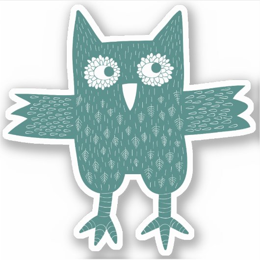 Owl Sticker (Voorkant)