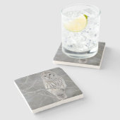 Owl Stone Onderzetter (Zijkant)