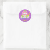  Owl Super Teacher Reward Ronde Sticker (Tas)