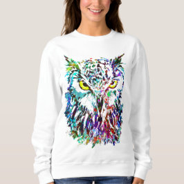 Owl Sweatshirt | Kleurig Owl Sweatshirt | Eigenaar
