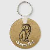 Owl Symbool Color Sleutelhanger (Voorkant)