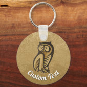 Owl Symbool Color Sleutelhanger (Voorkant)