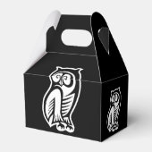 Owl Symbool White Bedankdoosjes (Achterkant)