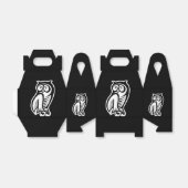 Owl Symbool White Bedankdoosjes (Uitgevouwen)