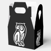 Owl Symbool White Bedankdoosjes (Geopend)