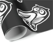 Owl Symbool White Cadeaupapier (Rol Hoek)
