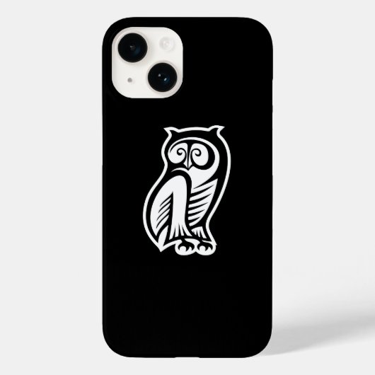 Owl Symbool White Case-Mate iPhone Case (Achterkant)