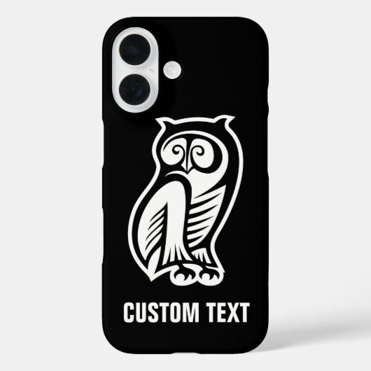 Owl Symbool White Case-Mate iPhone Case (Achterkant)