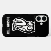 Owl Symbool White Case-Mate iPhone Case (Achterkant (horizontaal))