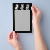 Owl Symbool White Flyer (Hand)