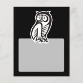 Owl Symbool White Flyer (Achterkant)