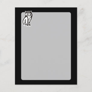 Owl Symbool White Flyer