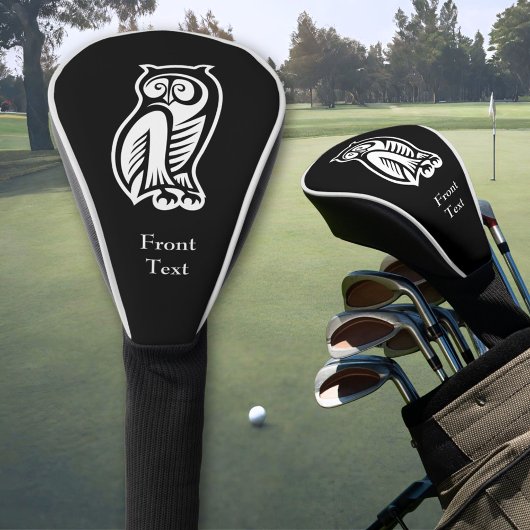 Owl Symbool White Golfheadcover