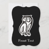 Owl Symbool White Kaart (Voorkant)