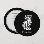 Owl Symbool White Kaart (Voorkant / Achterkant)