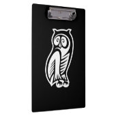 Owl Symbool White Klembord (Rechts)
