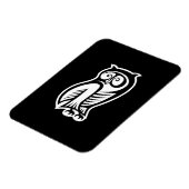 Owl Symbool White Magneet (Linkerzijde)