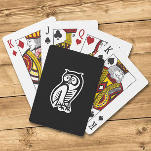 Owl Symbool White Pokerkaarten