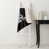 Owl Symbool White Sherpa Deken (In situ)