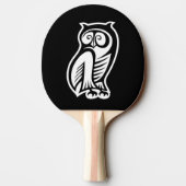 Owl Symbool White Tafeltennisbatje (Achterkant)
