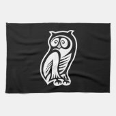 Owl Symbool White Theedoek (Horizontaal)