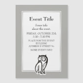 Owl Symbool zwart (Voorkant)