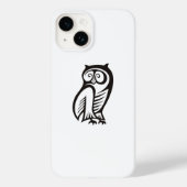 Owl Symbool zwart Case-Mate iPhone Case (Achterkant)