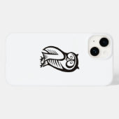Owl Symbool zwart Case-Mate iPhone Case (Achterkant (horizontaal))