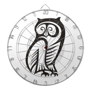 Owl Symbool zwart Dartbord