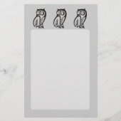 Owl Symbool zwart Flyer (Voorkant)