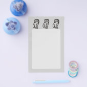 Owl Symbool zwart Flyer (Enkel)