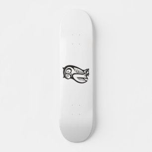 Owl Symbool zwart Persoonlijk Skateboard