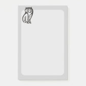 Owl Symbool zwart Post-it® Notes (Voorkant)