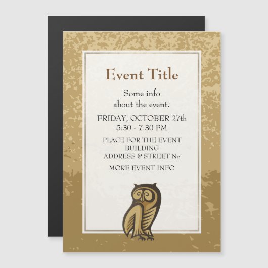 Owl Symboolkleur (Voorkant / Achterkant)