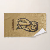Owl Symboolkleur Bad Handdoek (Handdoek)