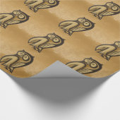 Owl Symboolkleur Cadeaupapier (Hoek)
