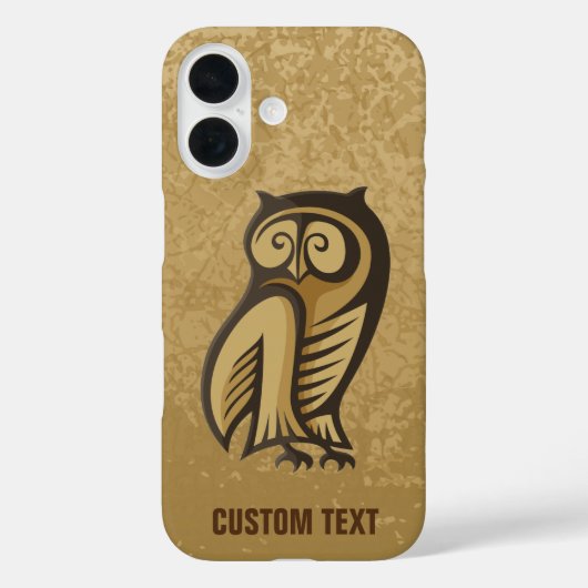 Owl Symboolkleur Case-Mate iPhone Case (Achterkant)