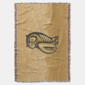 Owl Symboolkleur Deken (Voorkant Verticaal)