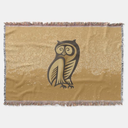 Owl Symboolkleur Deken (Voorkant)