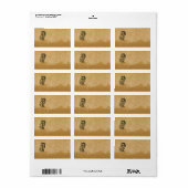 Owl Symboolkleur Etiket (Full Sheet)