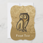 Owl Symboolkleur Kaart (Voorkant)