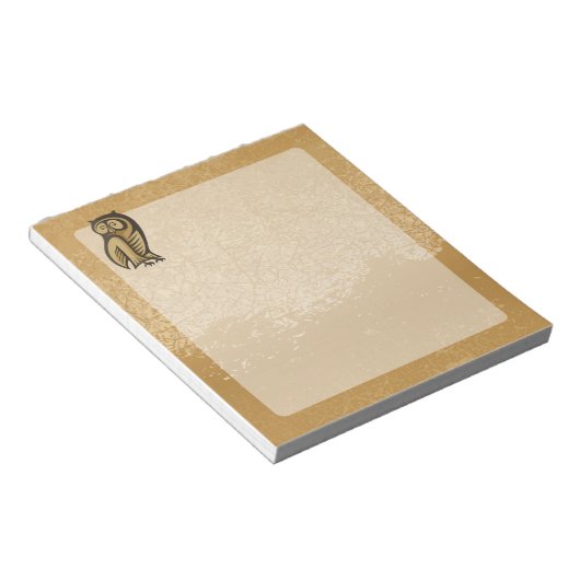 Owl Symboolkleur Notitieblok (Schuin)