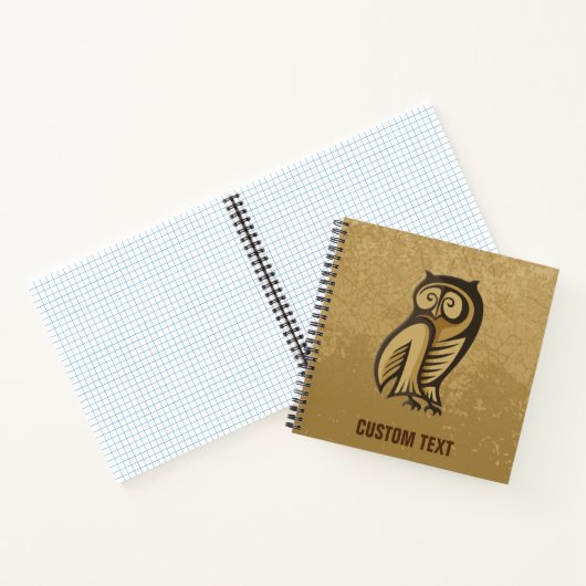 Owl Symboolkleur Notitieboek (Binnen)