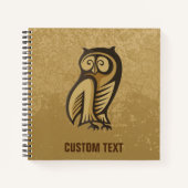 Owl Symboolkleur Notitieboek (Voorkant)