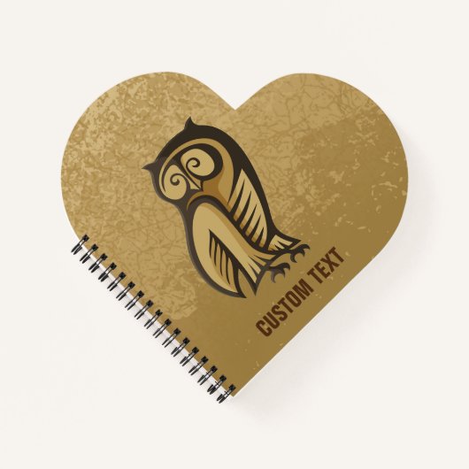 Owl Symboolkleur Notitieboek (Voorkant)