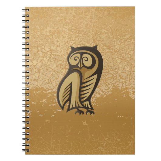 Owl Symboolkleur Notitieboek (Voorkant)