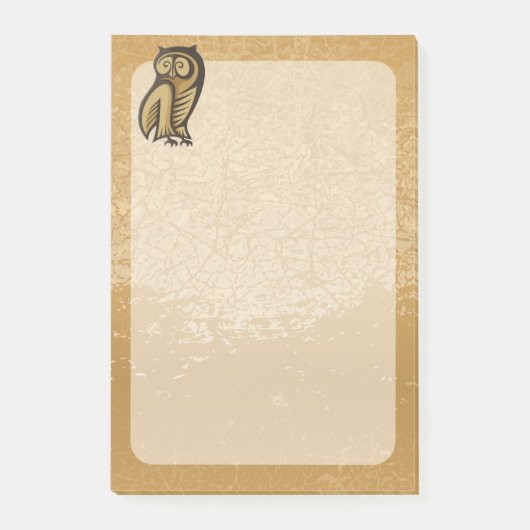 Owl Symboolkleur Post-it® Notes (Voorkant)