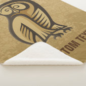 Owl Symboolkleur Sherpa Deken (3/4)